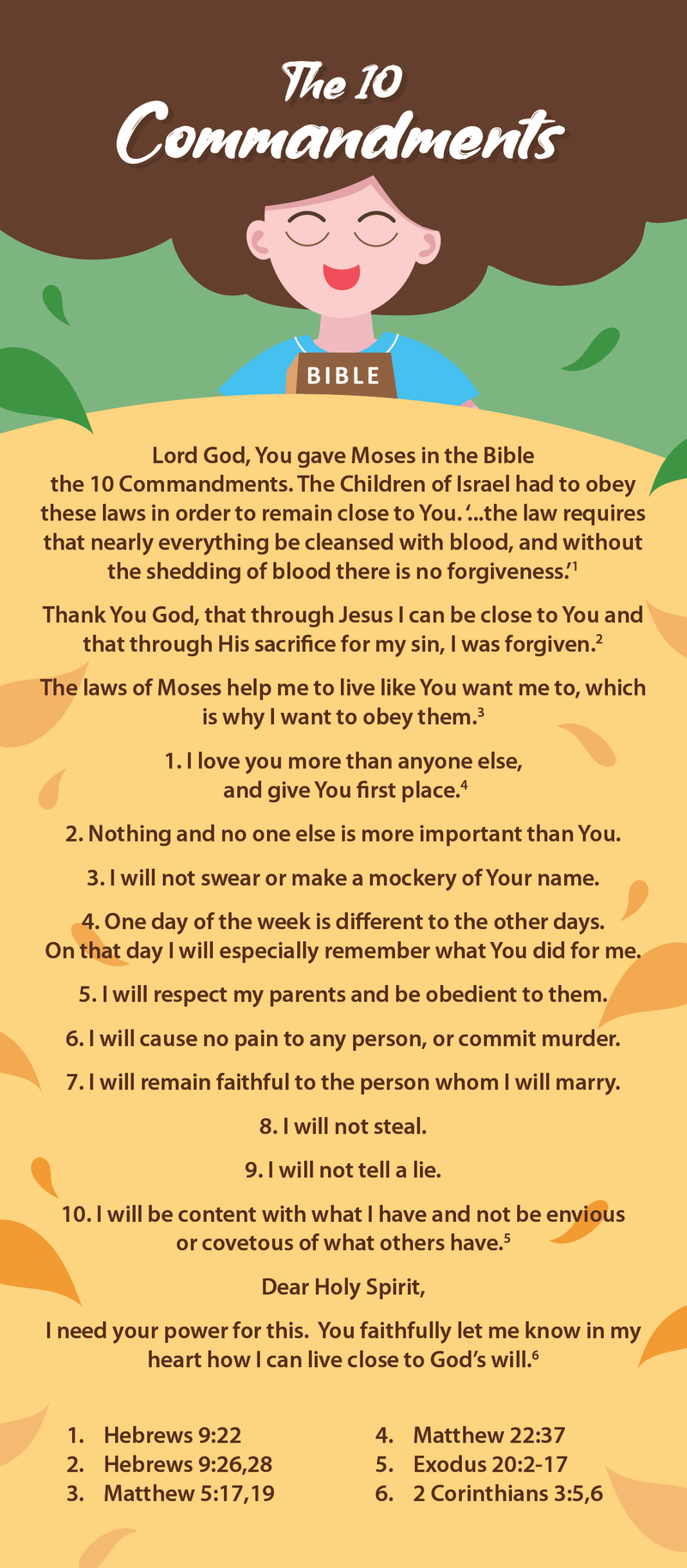 Children's Proclamation - 10 Commandments