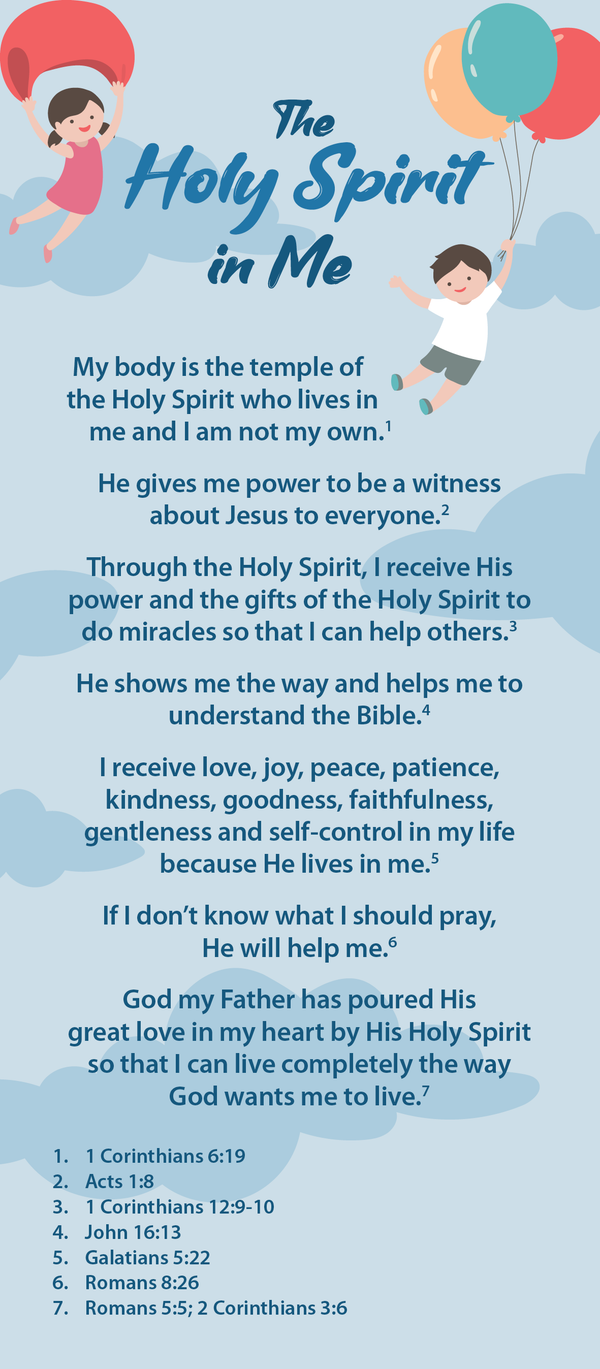 Children's Proclamation - The Holy Spirit in Me
