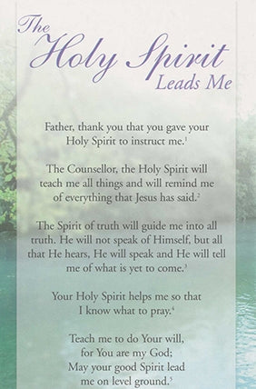 Proclamation - The Holy Spirit Leads Me