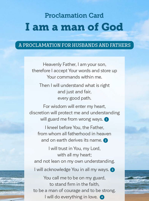 Proclamation - I am a Man of God