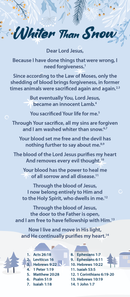 Children's Proclamation - Whiter than snow