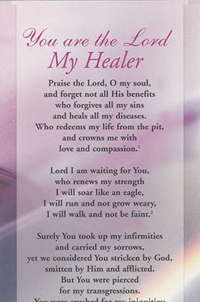 Proclamation - The Lord my Healer